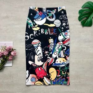 High Waist Slim Skirt